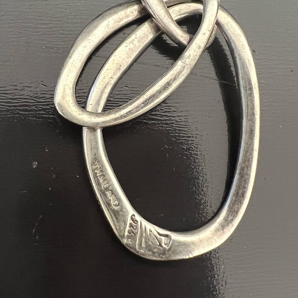 Silpada Sterling Silver 925 Loop Earrings - Picture 2 of 2